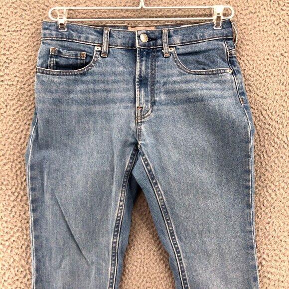 Everlane Jeans Womens 26 Blue Light Wash Denim Ankle Skinny Leg Stretch Everyday - Picture 2 of 11